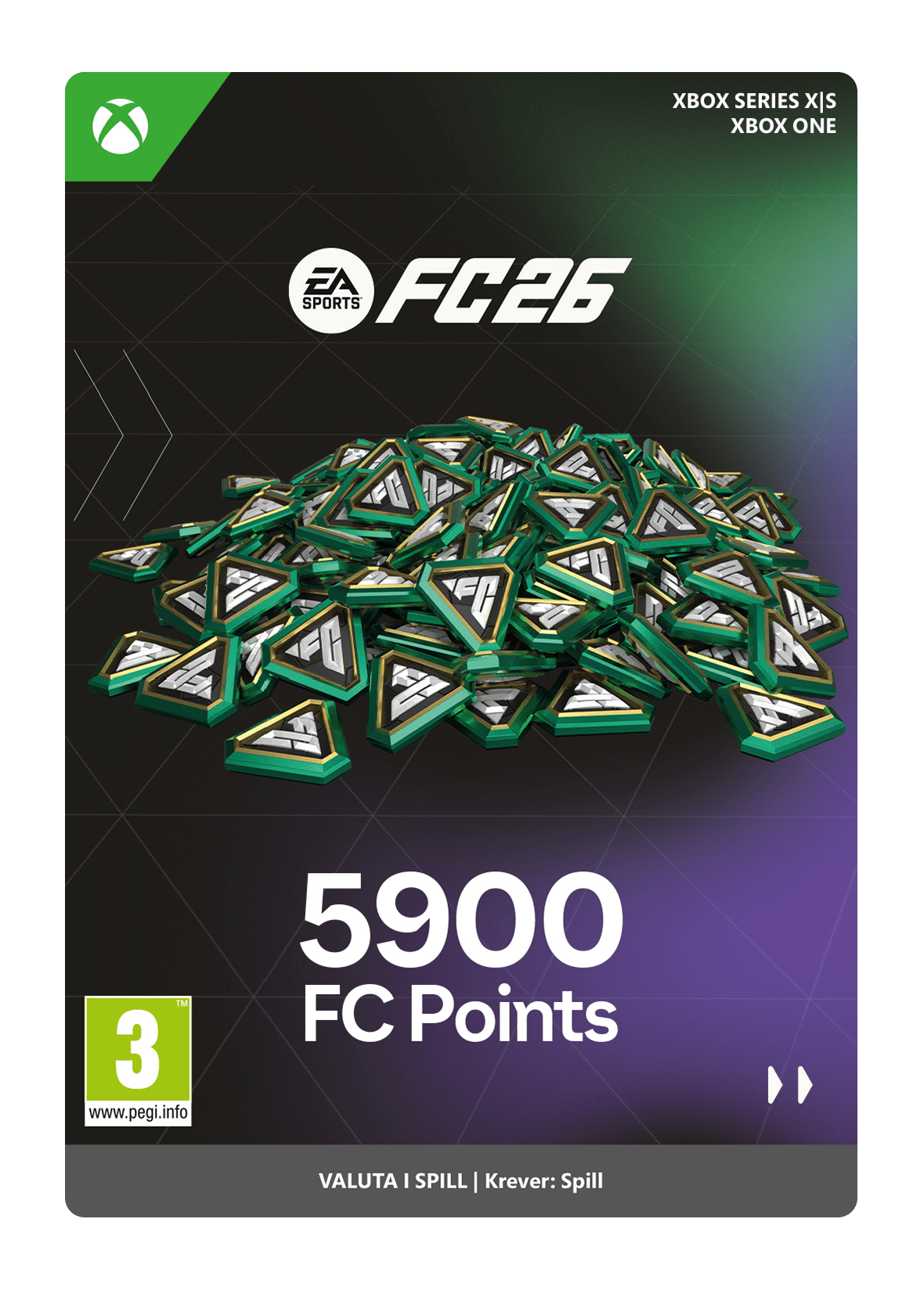EA SPORTS FC 26  5900 FC POINTS