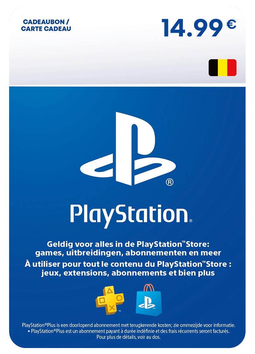 Carte PlayStation 14,99 €