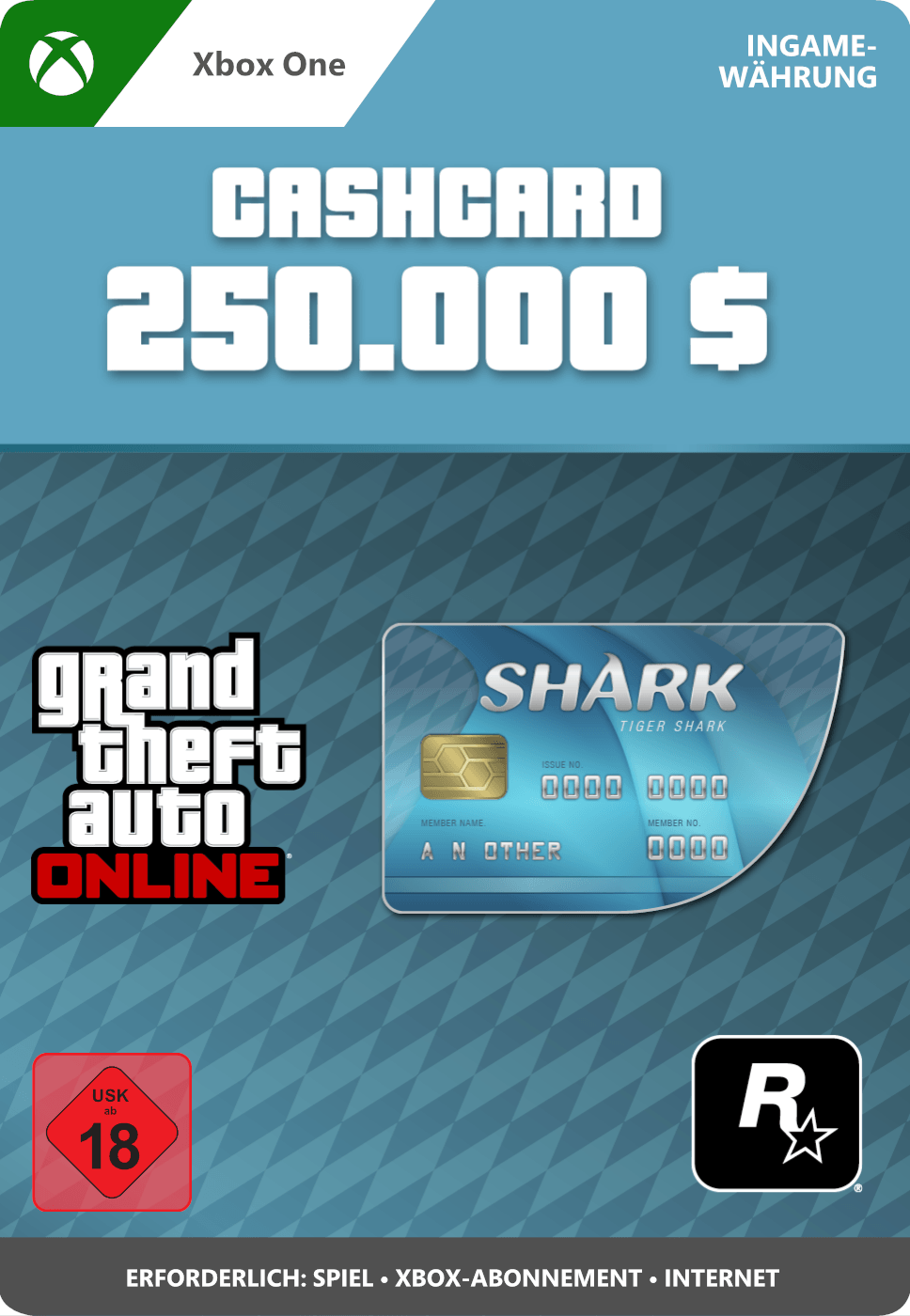 Tiger Shark Card GTA Online (Xbox One)