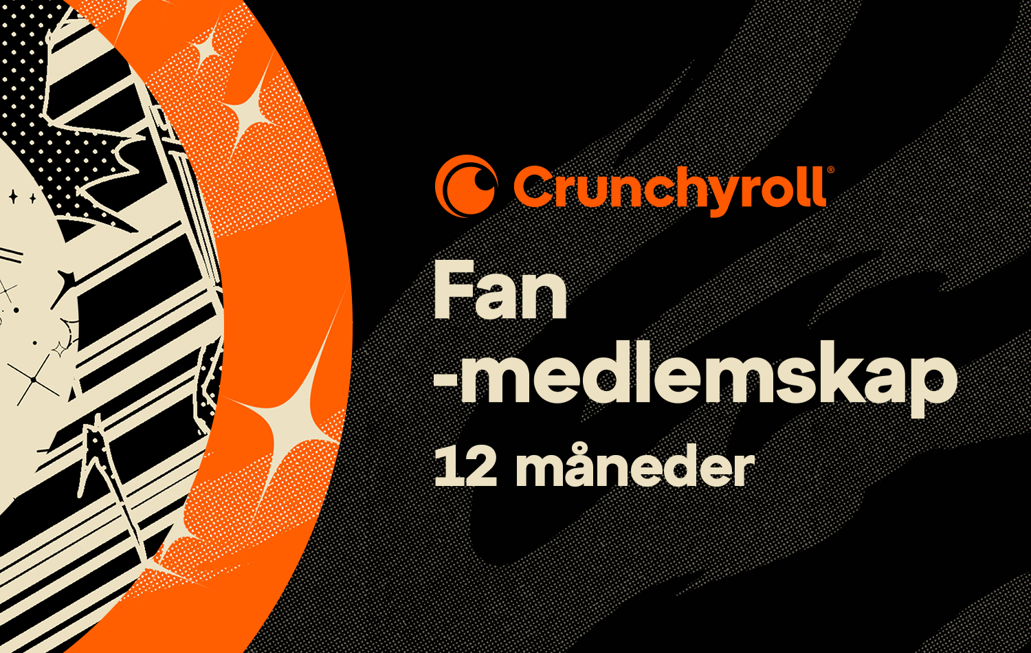 Crunchyroll Premium Fan 12 Måneder