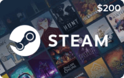 Steam Gift Card $200 - HR