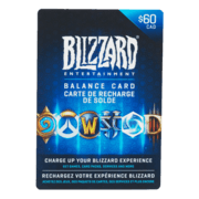 Carte Cadeau Blizzard 60 CAD - CA