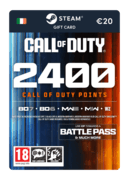 2,400 COD Points (Steam Gift Card) - IE