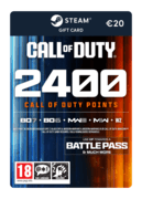 2,400 COD Points (Steam Gift Card) - FR