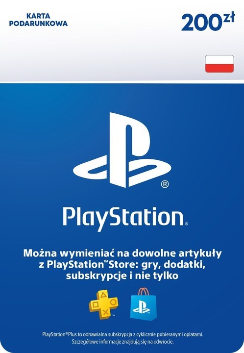 PlayStation Store 200,00 zł PlayStation giftcard –