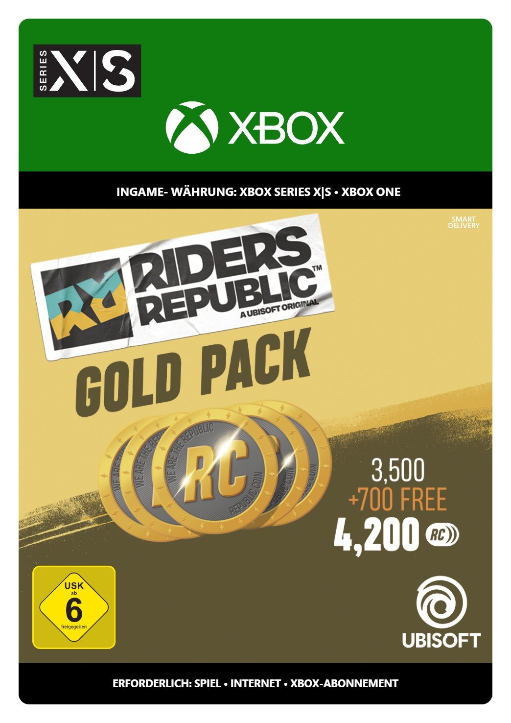 Riders Republic Coins  Goldpaket  4200 Credits