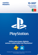 Cartão-presente PlayStation variável 10 - 300 EUR - PT