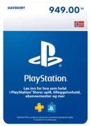 PlayStation Store Card 949 NOK - NO