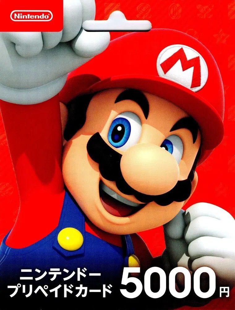 Tarjeta Nintendo eShop Japón 5000 YEN  Solo cuentas japonesas