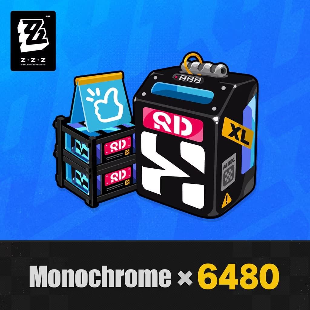 Zenless Zone Zero 6480 + 1600 Monochromes