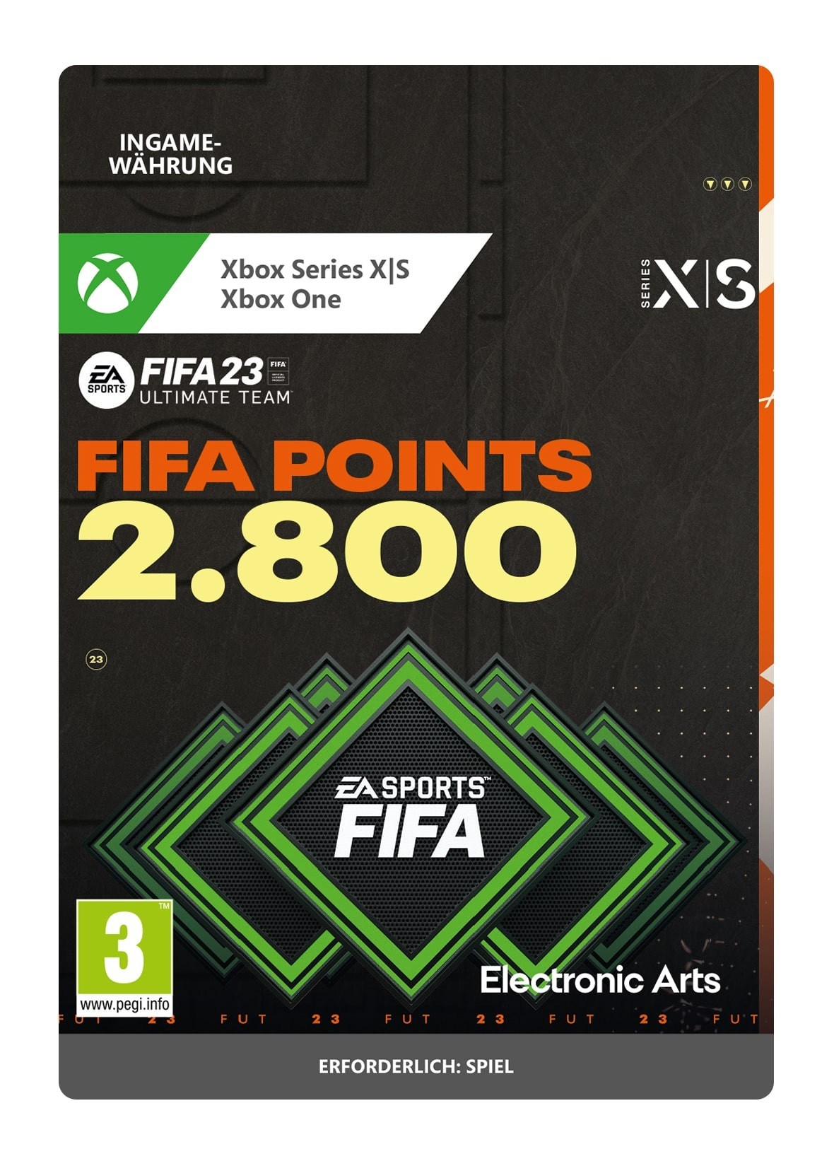 2800 FIFA 23 FUT Points Xbox Xbox One Xbox Series X S Videojuegos 