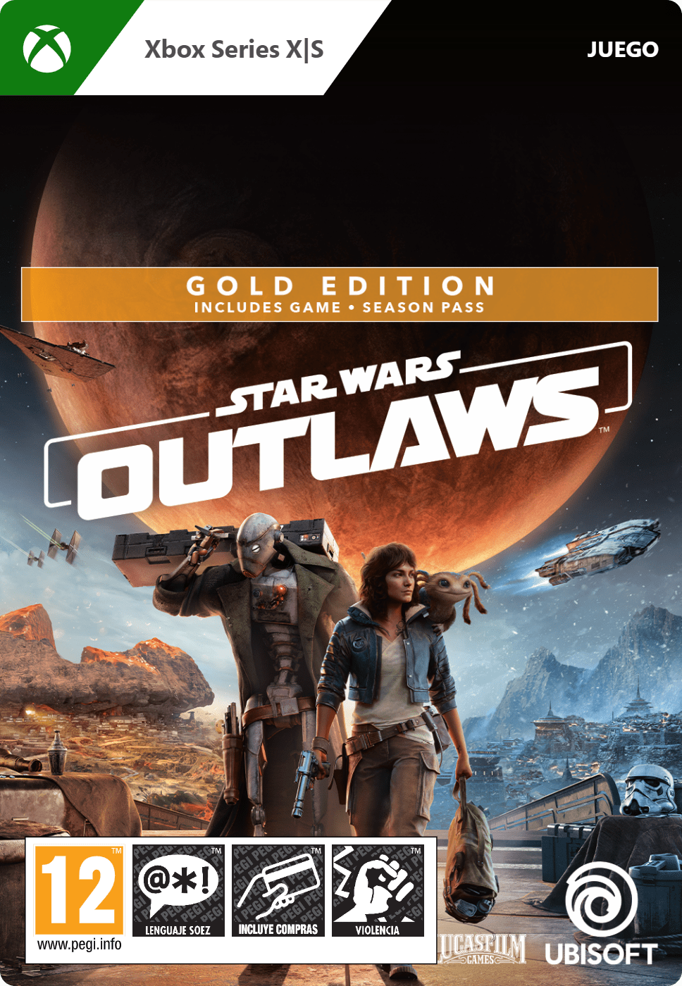 Edición dorada de Star Wars Outlaws