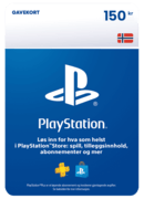 PlayStation Store-kort 150 kr - NO