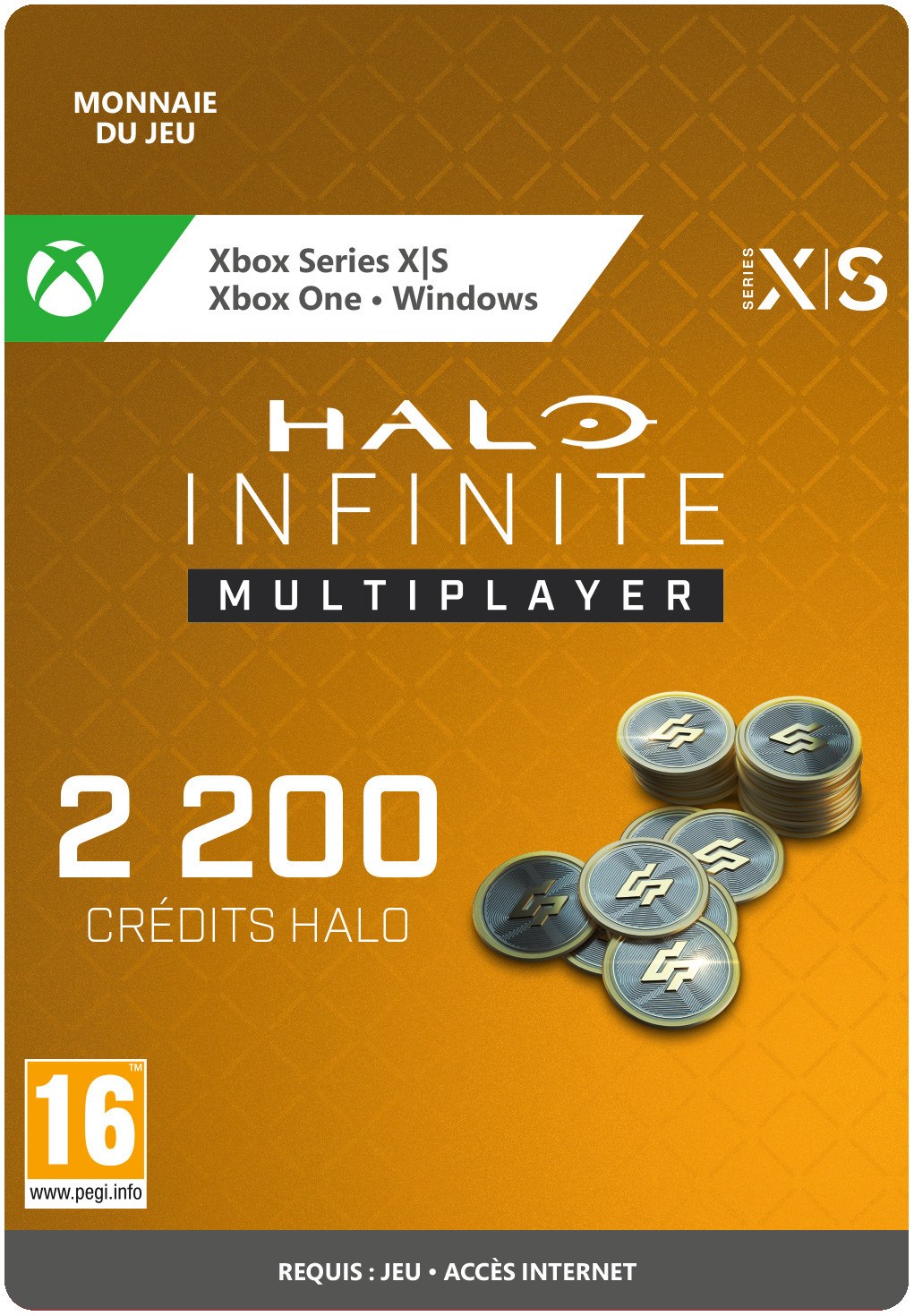 Produit : Halo Infinite - 2000 Crédits Halo + 200 Bonus