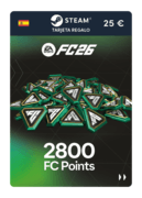 2800 puntos EA FC 26 (tarjeta regalo Steam) - ES