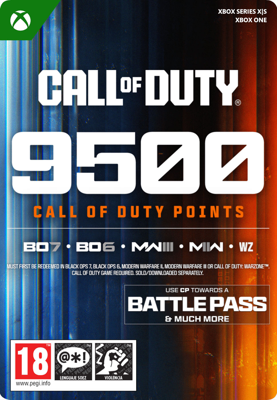 9500 PUNTOS CALL OF DUTY