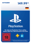 PlayStation Store Card 149.99€ - DE