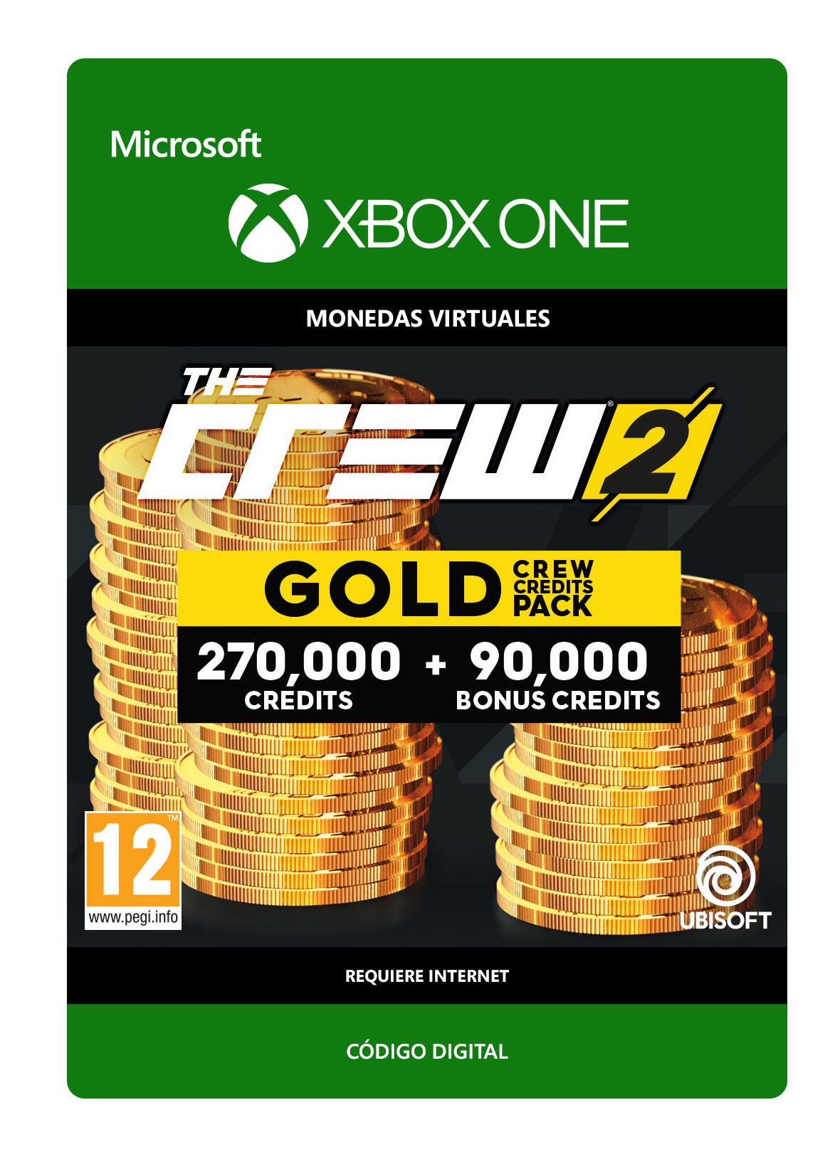 Paquete Oro de puntos de equipo de The Crew 2