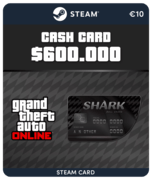 Bull Shark Card GTA Online (Steam Gift Card) - PT