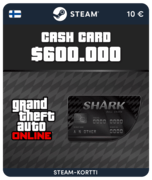 Bull Shark Card GTA Online (Steam-presentkort) - FI