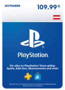 PlayStation Store Card 109.99 Euros - AT