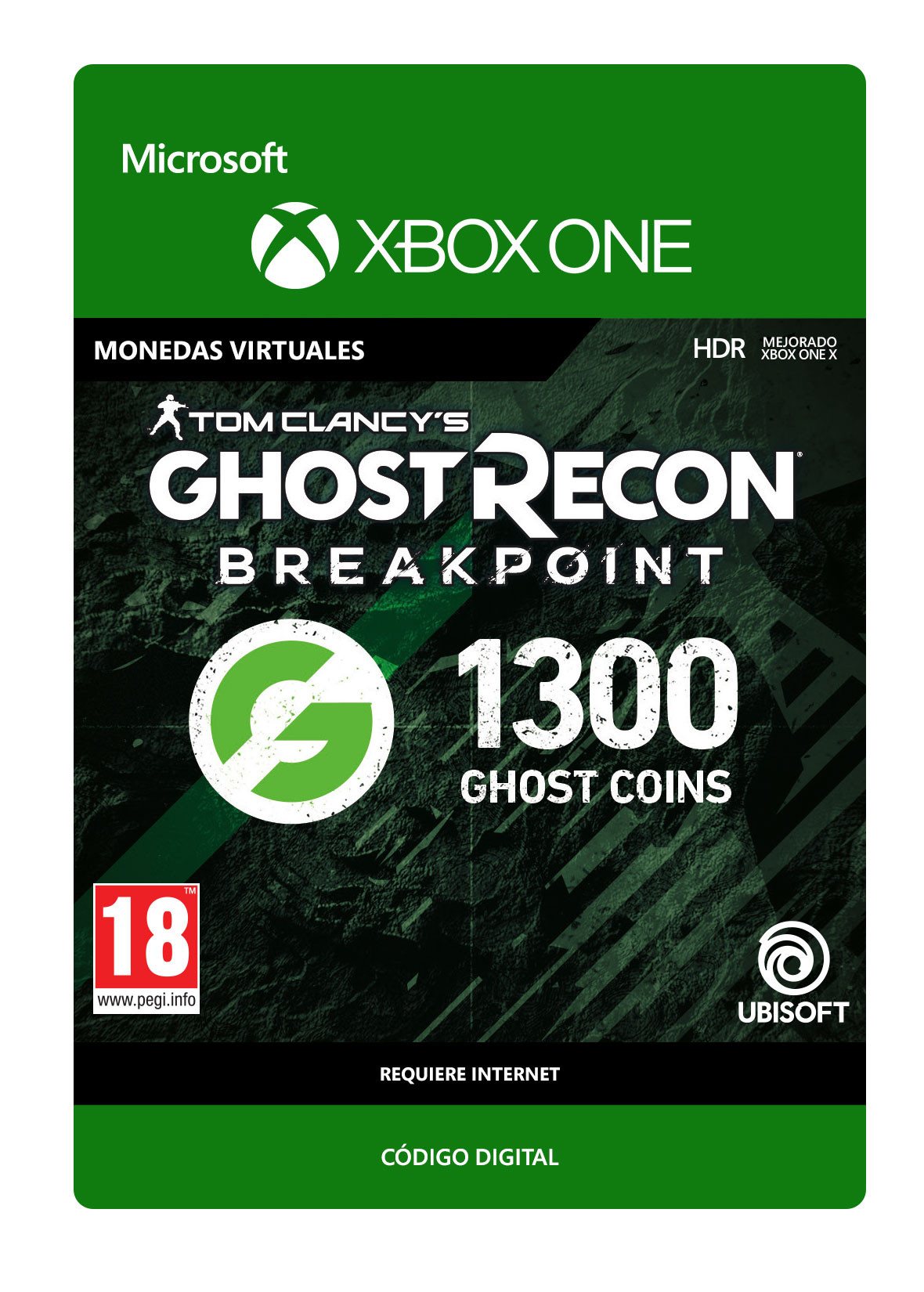 Ghost Recon Breakpoint : 1200 (+100 bonus) Ghost Coins