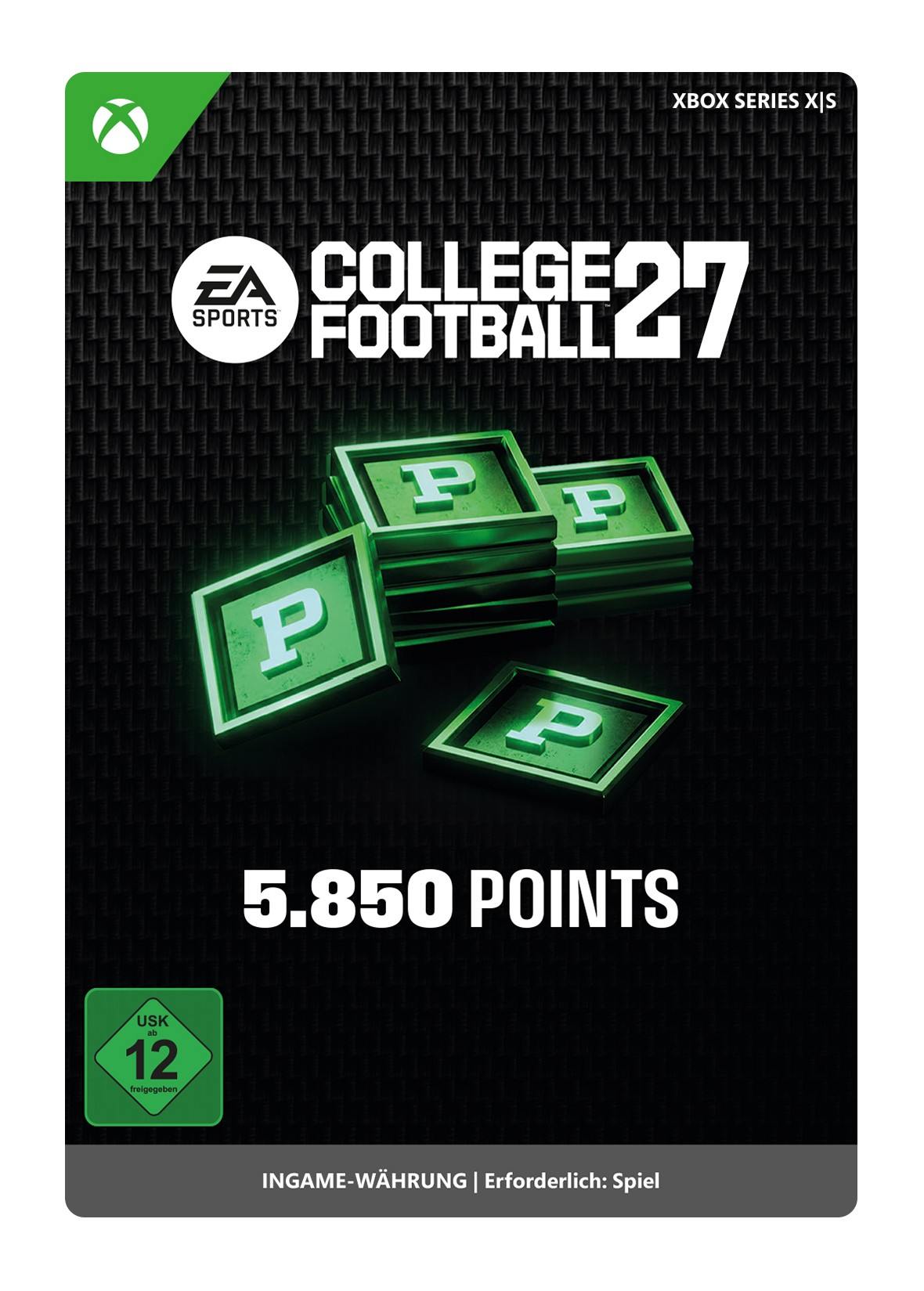EA SPORTS COLLEGE FOOTBALL 27  5850-POINTS-PACK