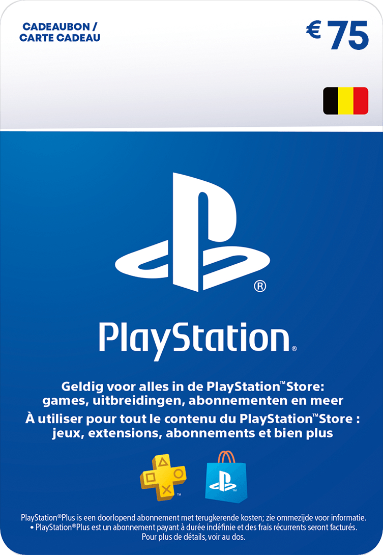 Carte PlayStation 75 €