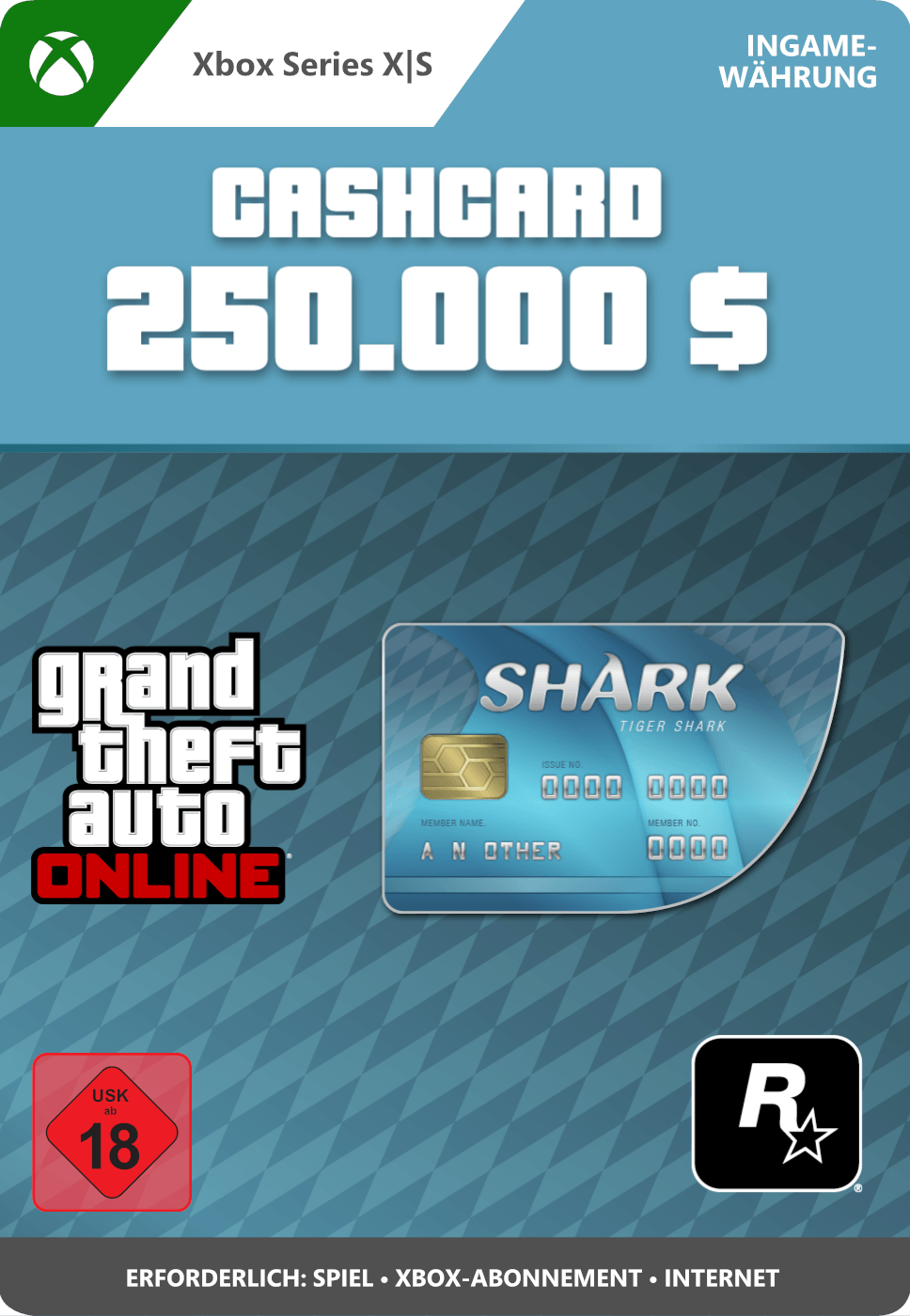 Tiger Shark Card GTA Online (Xbox Series X|S)