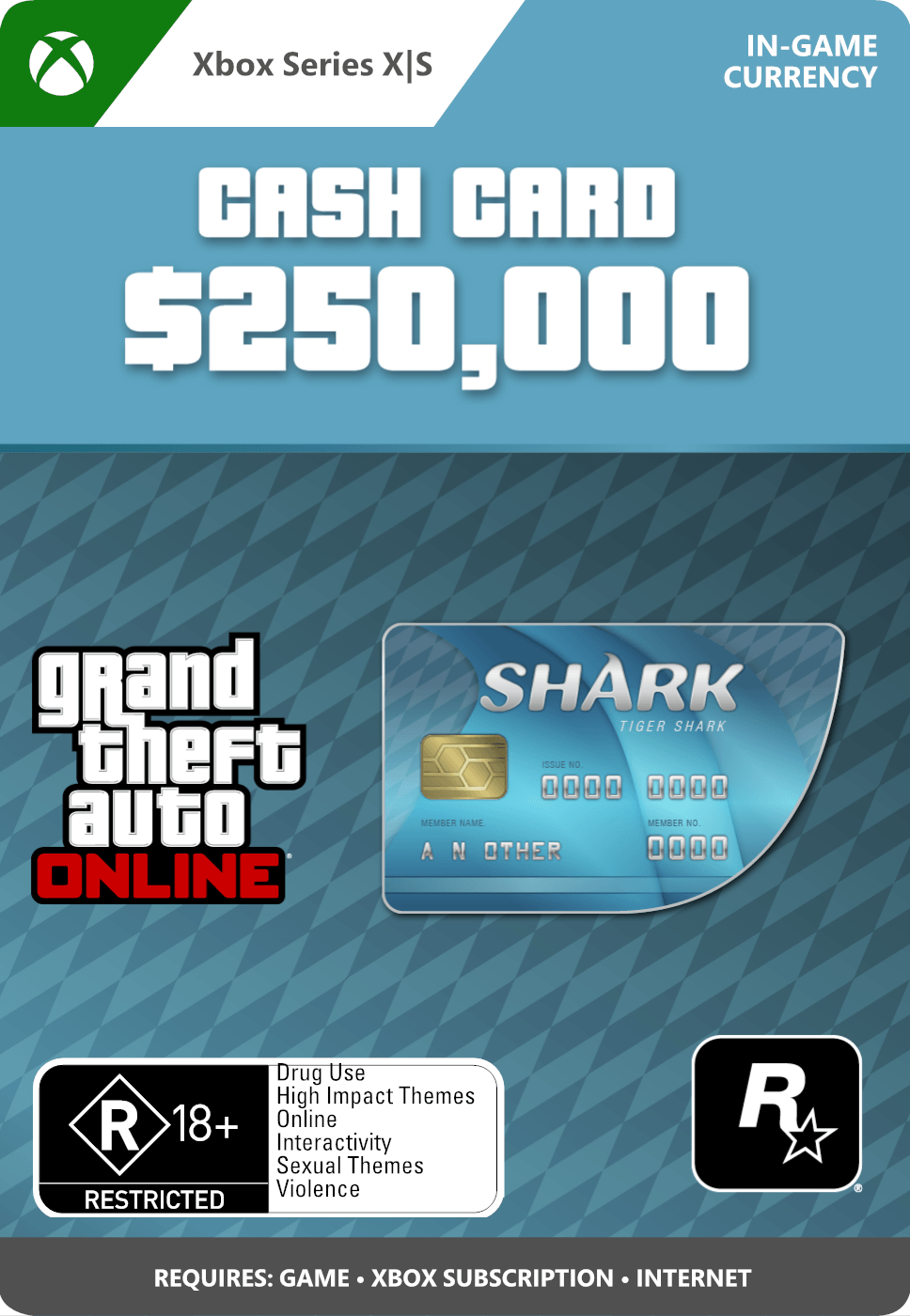 Tiger Shark Card GTA Online (Xbox Series X|S)