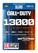 13000 puntos COD (tarjeta regalo Blizzard) - ES