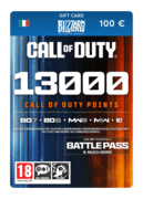 13.000 Punti COD (Gift card Blizzard) - IT