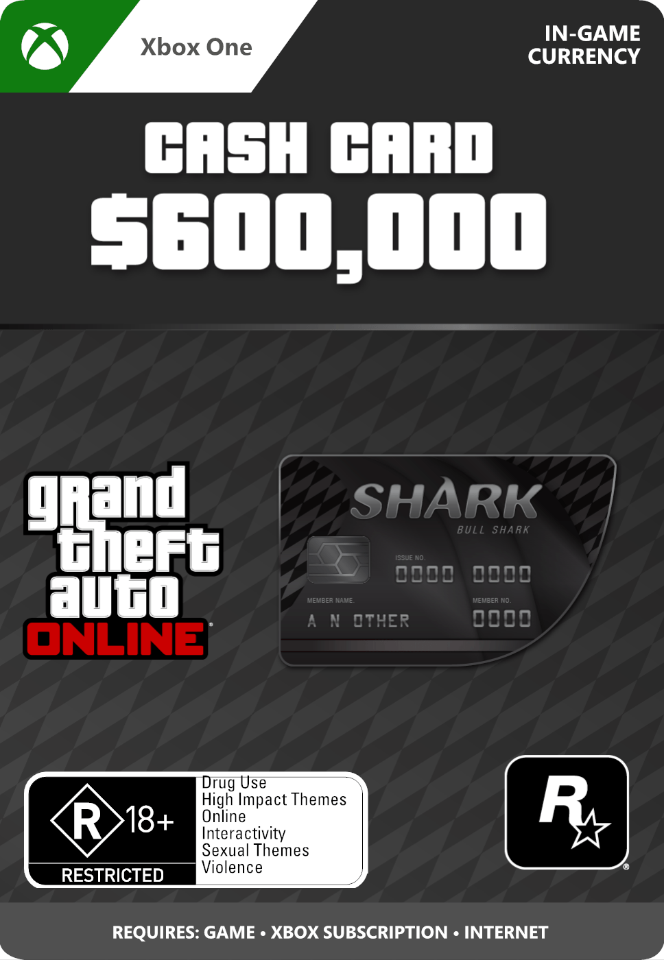 Bull Shark Card GTA Online (Xbox One)