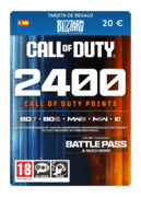 2400 puntos COD (tarjeta regalo Blizzard) - ES