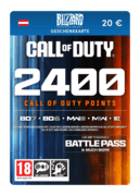 2.400 COD-Punkte (Blizzard Geschenkkarte) - AT