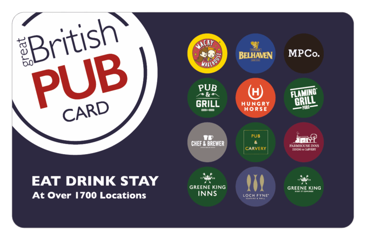 Buy Great British Pub Card Gift Card | Startselect