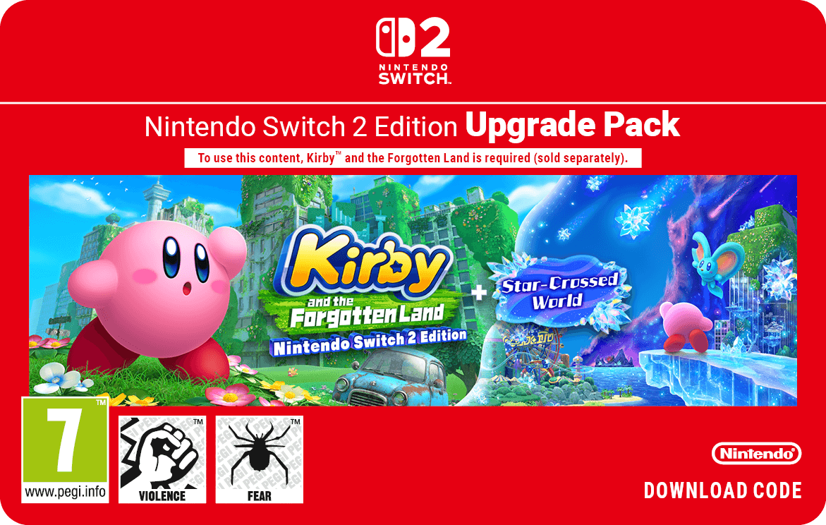 Kirby and the Forgotten Land  Nintendo Switch 2 Edition + Star-Crossed World upgrade pack