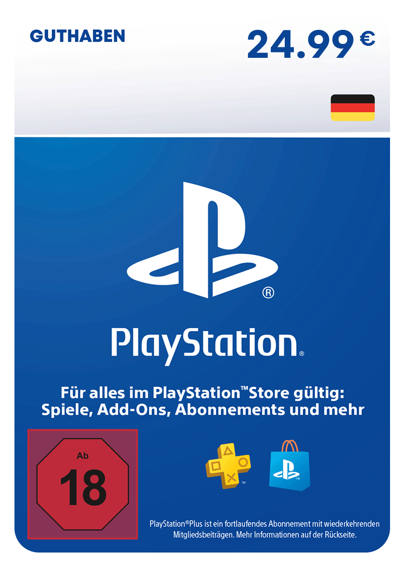 PlayStation Geschenkkarte 24.99€
