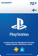 PlayStation Store lahjakortti €70 - FI