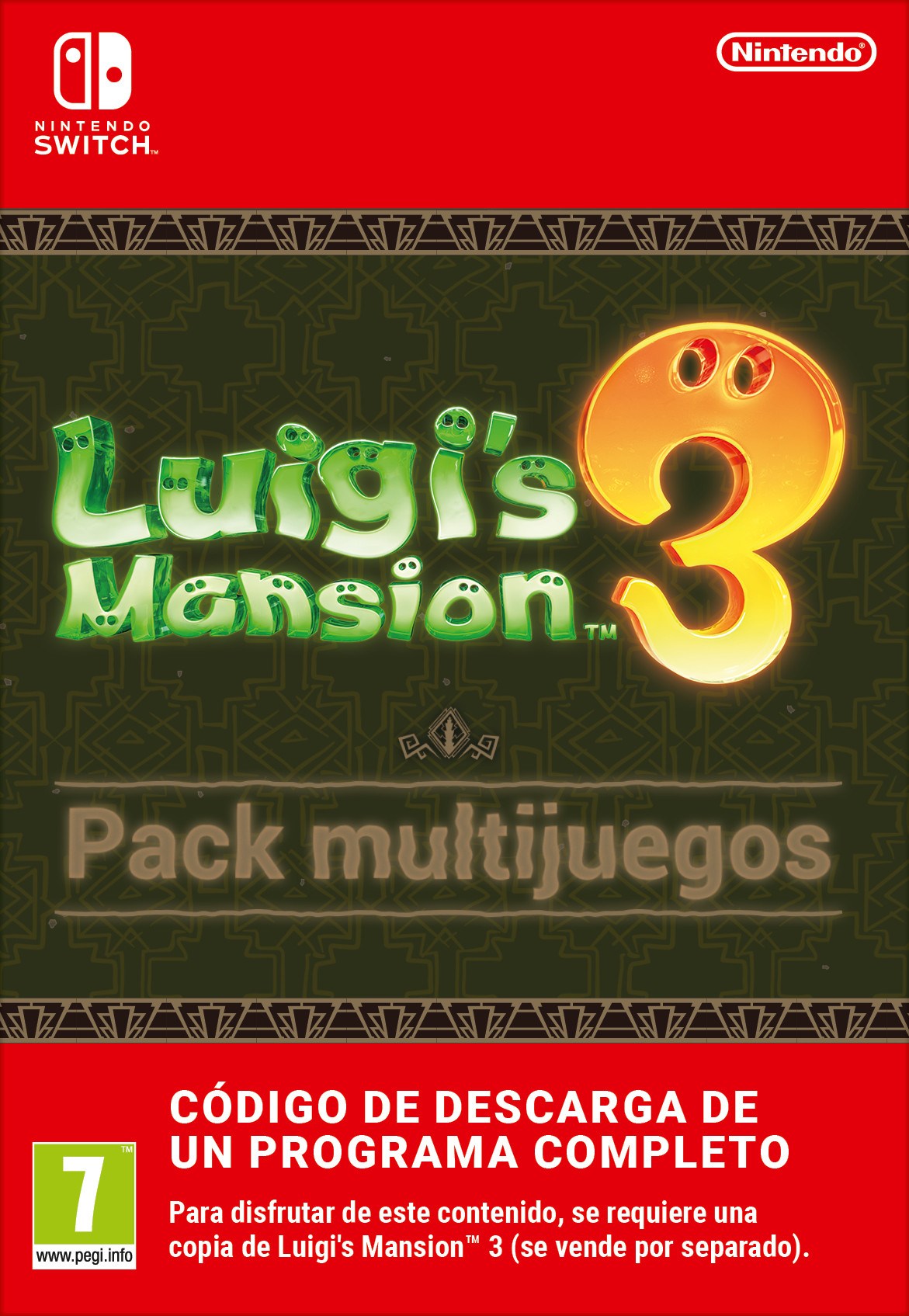 Pack multijuegos de Luigi's Mansion 3