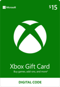 بطاقة هدايا لجهاز Xbox ‏15 دولارًا