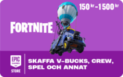Variabelt Fortnite presentkort - SE