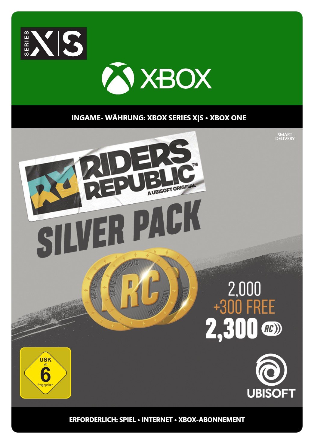 Riders Republic Coins  Silberpaket  2300 Credits