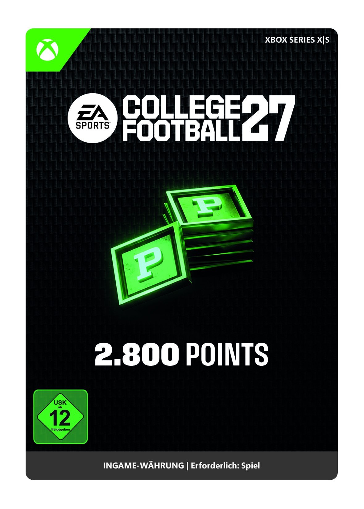 EA SPORTS COLLEGE FOOTBALL 27  2.800-POINTS-PACK