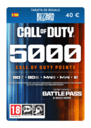 5000 puntos COD (tarjeta regalo Blizzard) - ES