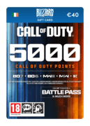 5,000 COD Points (Blizzard Gift Card) - IE