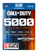 5.000 COD-Punkte (Blizzard Geschenkkarte) - AT