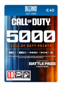5,000 COD Points (Blizzard Gift Card) - FR