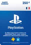 Carte PlayStation 250 €