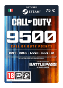9.500 Punti COD (Gift card Steam) - IT